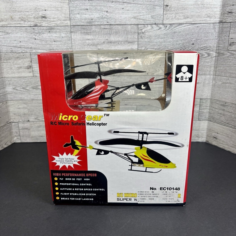 Vintage 2003 Micro Gear R/C‎ Micro Safaris Helicopter NEW IN BOX